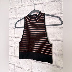 Victoria’s Secret halter top stripe crop new with tag size small